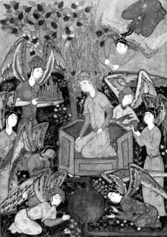 Adam Enthroned, the Angels Prostrating Themselves before Him