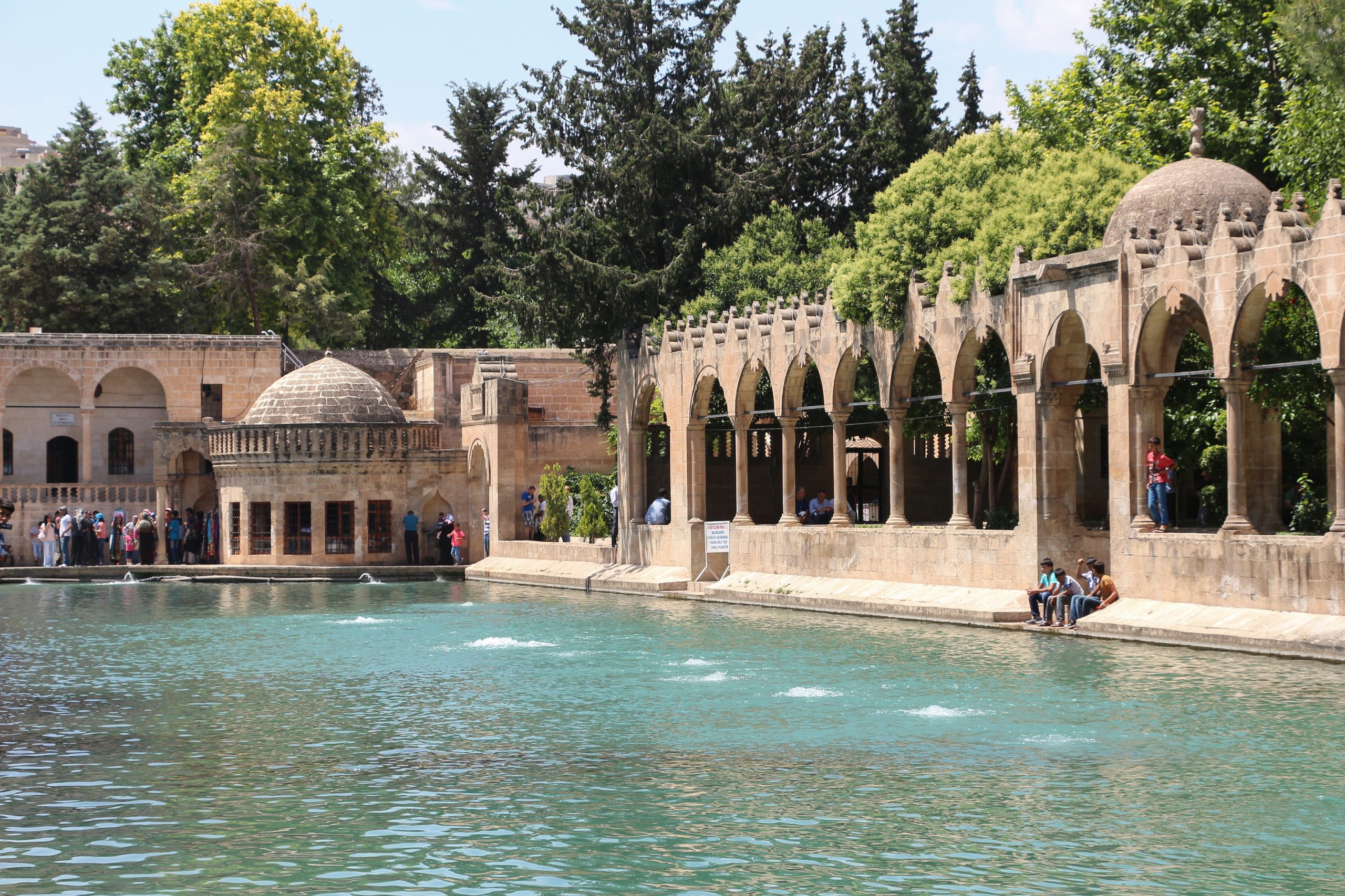 Balikli Göl (Abraham’s Pool) at the site of ancient Edessa, now Urfa, Turkey