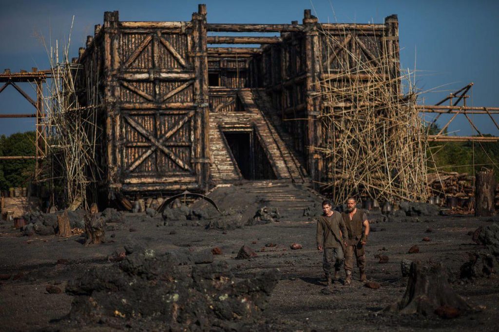 Figure 5. Rectangular Ark from Aronofsky’s Noah film, 2015. In contrast to many other aspects of the film, the shape of the Ark was in line with modern scholarship.